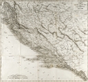 VALLARDI, PIETRO AND GIUSEPPE: MAP OF THE EASTERN ADRIATIC COASTLINE FROM RIJEKA TO KOTOR
